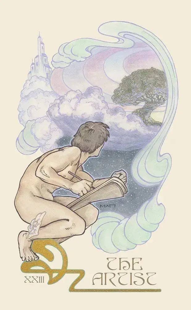 Ethereal Visions: Illuminated Tarot Deck by Matt Hughes
