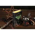 Blank Leather Journal - Luna Moths Printed, Handstiched Binding, Brass Closure and Handmade Paper