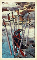 Crow Tarot deck and guidebook by MJ Cullinane