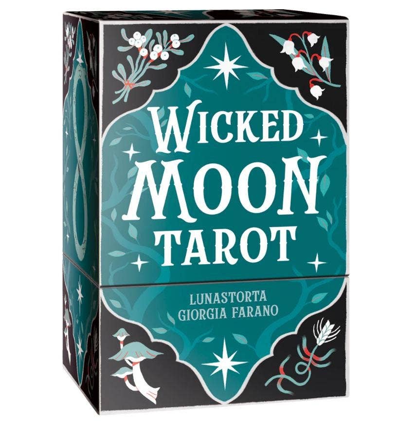 Wicked Moon Tarot deck and guidebook by Lunastorta and Giorgia Farano