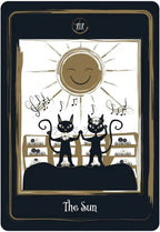 Golden Black Cat Tarot by Helena de Almeida