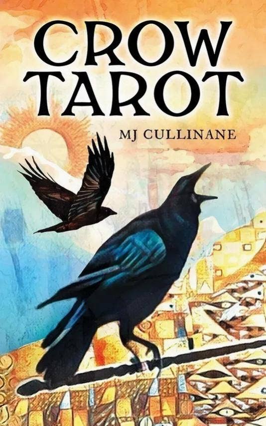 Crow Tarot deck and guidebook by MJ Cullinane