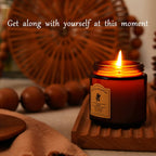 THREE All Natural Soy and Beeswax Jar Candles - Vanilla, Sage & Citronella Scented with Essential Oils - 3 pcs, 3.5oz each