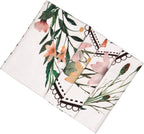 Mandala Tapestry Floral Medallion Tapestry Sketched Flower Plant Tapestry Bohemian Hippie Tapestry for Room (59.1 X 59.1 Inches)