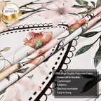 Mandala Tapestry Floral Medallion Tapestry Sketched Flower Plant Tapestry Bohemian Hippie Tapestry for Room (59.1 X 59.1 Inches)