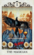 Crow Tarot deck and guidebook by MJ Cullinane