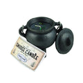 Cast Iron Cauldron & Smudge Candle - White Sage - 4"