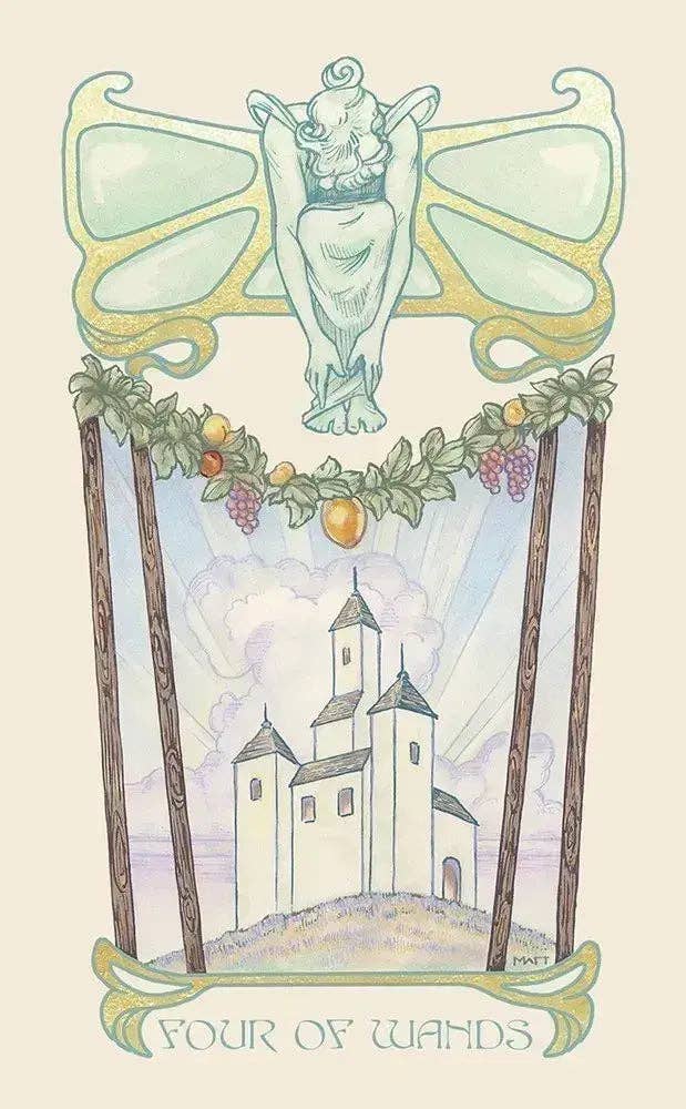 Ethereal Visions: Illuminated Tarot Deck by Matt Hughes